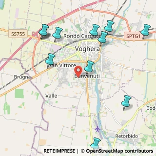 Mappa Via Ugo la Malfa, 27058 Voghera PV, Italia (2.68083)