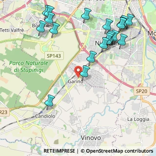 Mappa Via Monviso, 10048 Vinovo TO, Italia (2.711)