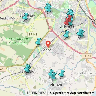 Mappa Via Monviso, 10048 Vinovo TO, Italia (2.7855)