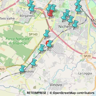 Mappa Via Monviso, 10048 Vinovo TO, Italia (2.70625)