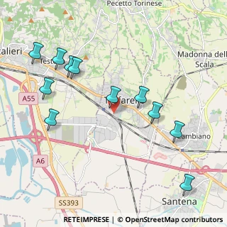Mappa Via Alessandro Volta, 10028 Trofarello TO, Italia (2.29636)