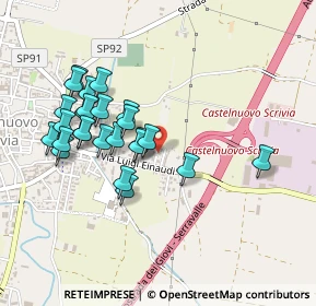 Mappa Strada Privata Tavernelle, 15053 Castelnuovo Scrivia AL, Italia (0.444)