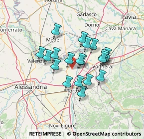 Mappa Strada Bassa Cantona, 15053 Castelnuovo Scrivia AL, Italia (10.3915)