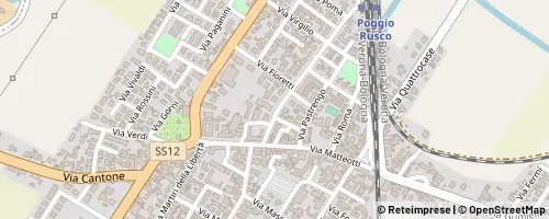 Mappa Poggio Rusco