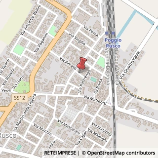 Mappa Via F. Filzi, 7, 46025 Poggio Rusco, Mantova (Lombardia)