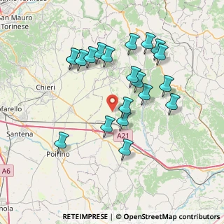 Mappa Strada Savi Gianassi, 14019 Villanova d'Asti AT, Italia (7.323)