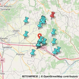 Mappa Strada Savi Gianassi, 14019 Villanova d'Asti AT, Italia (6.26)