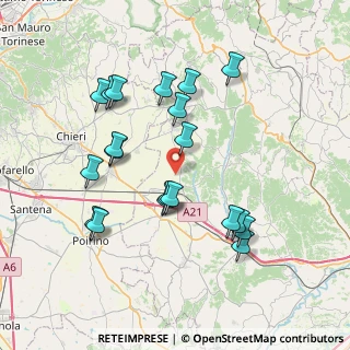 Mappa Strada Savi Gianassi, 14019 Villanova d'Asti AT, Italia (7.5915)