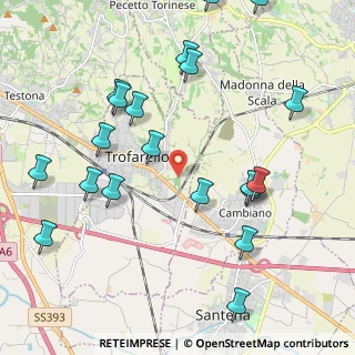 Mappa Via Serene, 10028 Trofarello TO, Italia (2.4755)