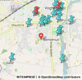 Mappa Via Luigi Barbieri, 27058 Voghera PV, Italia (1.22)