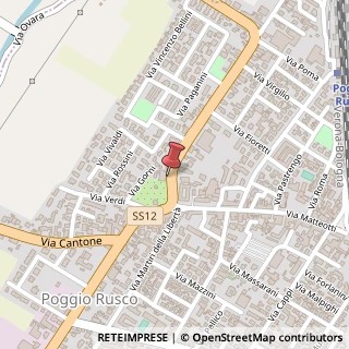 Mappa Via Abetone, 40, 46025 Poggio Rusco, Mantova (Lombardia)