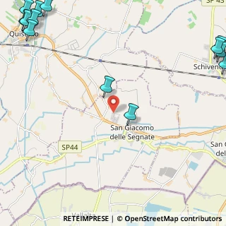Mappa Via Galileo Galilei, 46020 San Giacomo delle Segnate MN, Italia (3.93154)