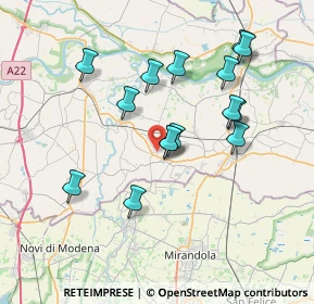 Mappa Via Galileo Galilei, 46020 San Giacomo delle Segnate MN, Italia (6.892)