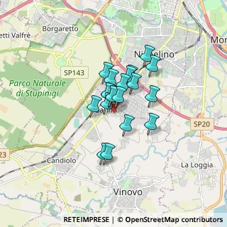 Mappa Via Camillo Benso Conte di Cavour, 10048 Torino TO, Italia (1.0335)