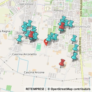 Mappa Via Salvo D'Acquisto, 27058 Voghera PV, Italia (0.48519)