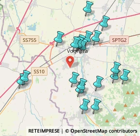 Mappa Via Salvo D'Acquisto, 27058 Voghera PV, Italia (4.0005)