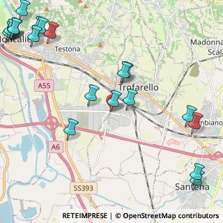 Mappa Via Enrico Mattei, 10028 Trofarello TO, Italia (3.276)