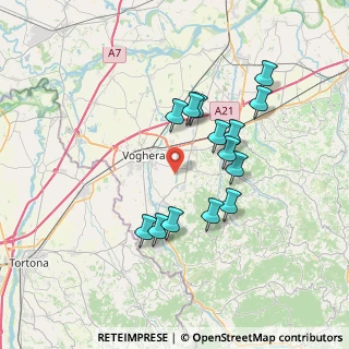 Mappa Via Retorbido, 27058 Voghera PV, Italia (6.53929)