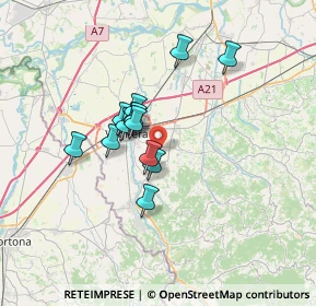 Mappa Via Retorbido, 27058 Voghera PV, Italia (5.08846)