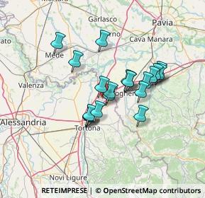 Mappa Strada per Casei Gerola, 15055 Pontecurone AL, Italia (10.601)