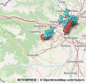 Mappa Via Alpi Cozie, 10045 Piossasco TO, Italia (17.14474)