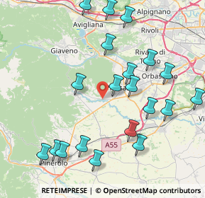 Mappa Via Alpi Cozie, 10045 Piossasco TO, Italia (9.128)