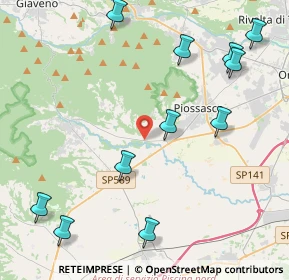 Mappa Via Alpi Cozie, 10045 Piossasco TO, Italia (5.24364)