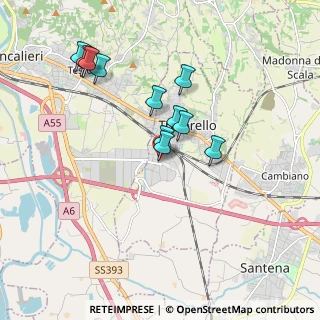 Mappa Via Molino della Splua, 10028 Trofarello TO, Italia (1.62455)