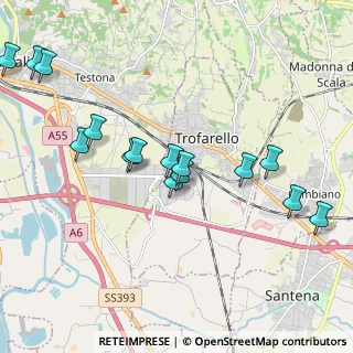 Mappa Via Lombardi, 10028 Trofarello TO, Italia (2.14733)