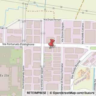Mappa Via Fortunato Postiglione, 22, 10024 Moncalieri, Torino (Piemonte)
