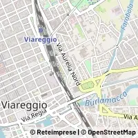 Kaart Viareggio