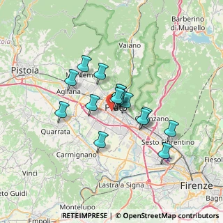 Mappa Via Paolo dell'Abbaco, 59100 Prato PO, Italia (5.088)