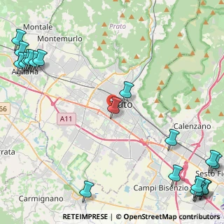 Mappa Via Paolo dell'Abbaco, 59100 Prato PO, Italia (7.5145)
