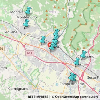 Mappa Via Paolo dell'Abbaco, 59100 Prato PO, Italia (3.75417)