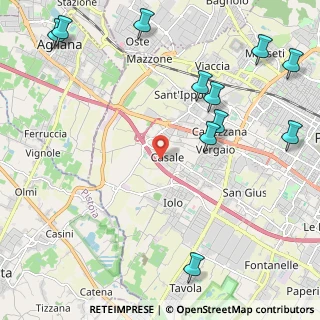 Mappa Via Don Lorenzo Milani, 59100 Prato PO, Italia (3.01091)
