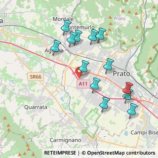 Mappa Via Don Lorenzo Milani, 59100 Prato PO, Italia (4.12077)