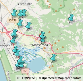 Mappa Via Pomaia, 55054 Massarosa LU, Italia (5.41105)