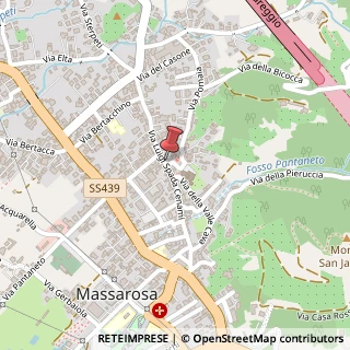 Mappa Via cenami 381, 55054 Massarosa, Lucca (Toscana)