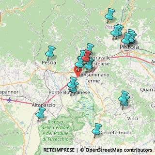 Mappa Via Sant'Antonio, 51016 Montecatini Terme PT, Italia (8.7835)