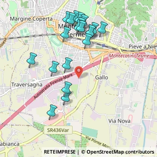 Mappa Via Sant'Antonio, 51016 Montecatini Terme PT, Italia (1.151)