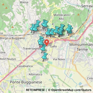 Mappa Via Sant'Antonio, 51016 Montecatini Terme PT, Italia (1.48611)