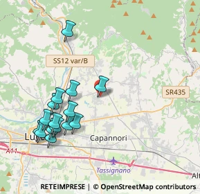 Mappa Lammari, 55013 Capannori LU, Italia (4.37333)