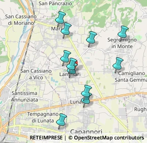 Mappa Lammari, 55013 Capannori LU, Italia (1.76909)