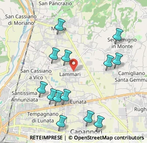 Mappa Lammari, 55013 Capannori LU, Italia (2.24077)