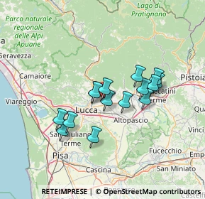 Mappa Lammari, 55013 Capannori LU, Italia (11.19267)