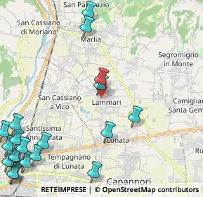 Mappa 55013 Lammari LU, Italia (3.4115)