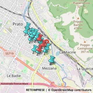 Mappa Via Filippo Brunelleschi, 59100 Prato PO, Italia (0.695)