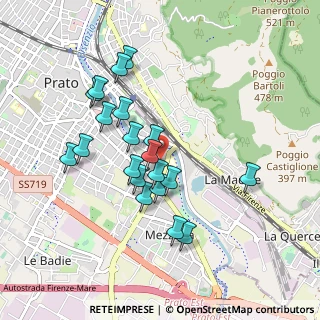 Mappa Via Filippo Brunelleschi, 59100 Prato PO, Italia (0.855)