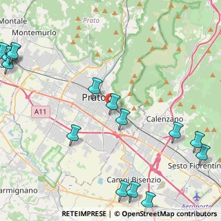 Mappa Via Filippo Brunelleschi, 59100 Prato PO, Italia (6.55867)