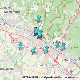 Mappa Via Filippo Brunelleschi, 59100 Prato PO, Italia (2.715)